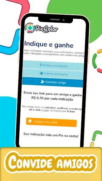 Pix Color - Jogue e Ganhe (Пикс Колор) [МОД Много денег] APK Android Screenshot 4