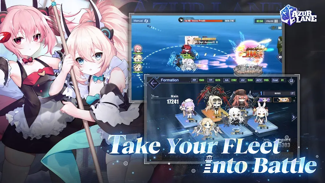 Azur Lane (Азур Лейн) [МОД Бесконечные монеты] APK Android Screenshot 3