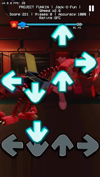 Funk Playtime Music Adventure (Сик Кул Дельтаруне БФ Мод) [МОД Бесконечные монеты] APK Android Screenshot 3