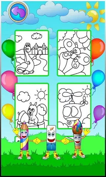 Coloring pages [МОД Много денег] APK Android Screenshot 2