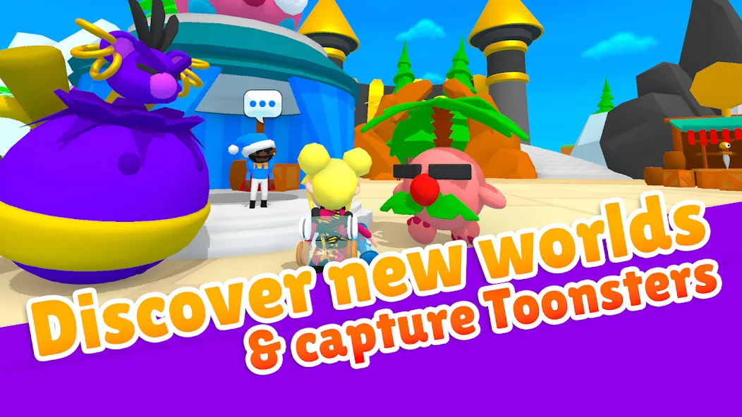 Toonsters: Crossing Worlds (Тунстерс) [МОД Меню] APK Android Screenshot 2