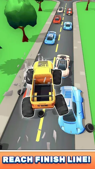 Monster Truck Rampage (Монстр Трак Рэмпейдж) [МОД Бесконечные монеты] APK Android Screenshot 1