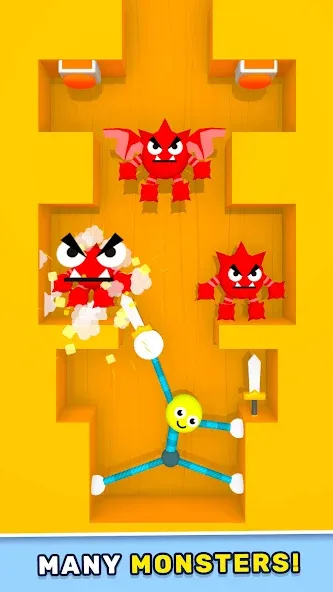 Stretch Guy (Стретч Гай) [МОД Много денег] APK Android Screenshot 5