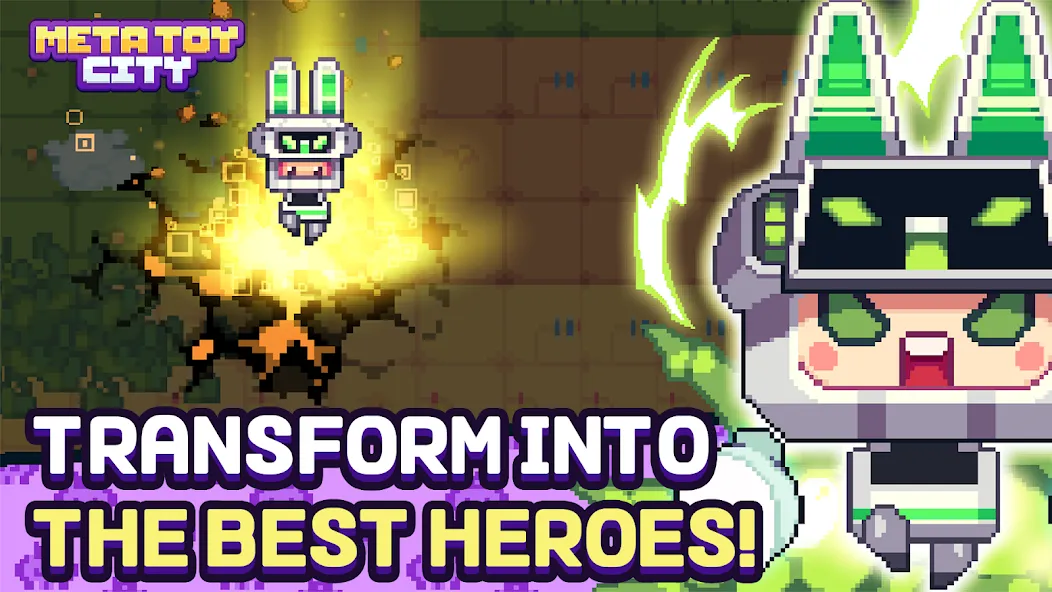 HeroZ & ToyZ : Meta Toy City [МОД Unlocked] APK Android Screenshot 2