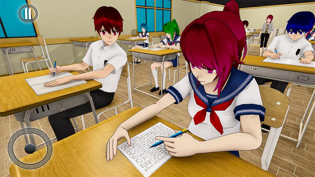Anime Girl School Teacher 3D [МОД Много денег] APK Android Screenshot 1