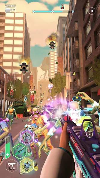 Zombie Horde: Heroes FPS & RPG (Зомби Хорда) [МОД Mega Pack] APK Android Screenshot 5