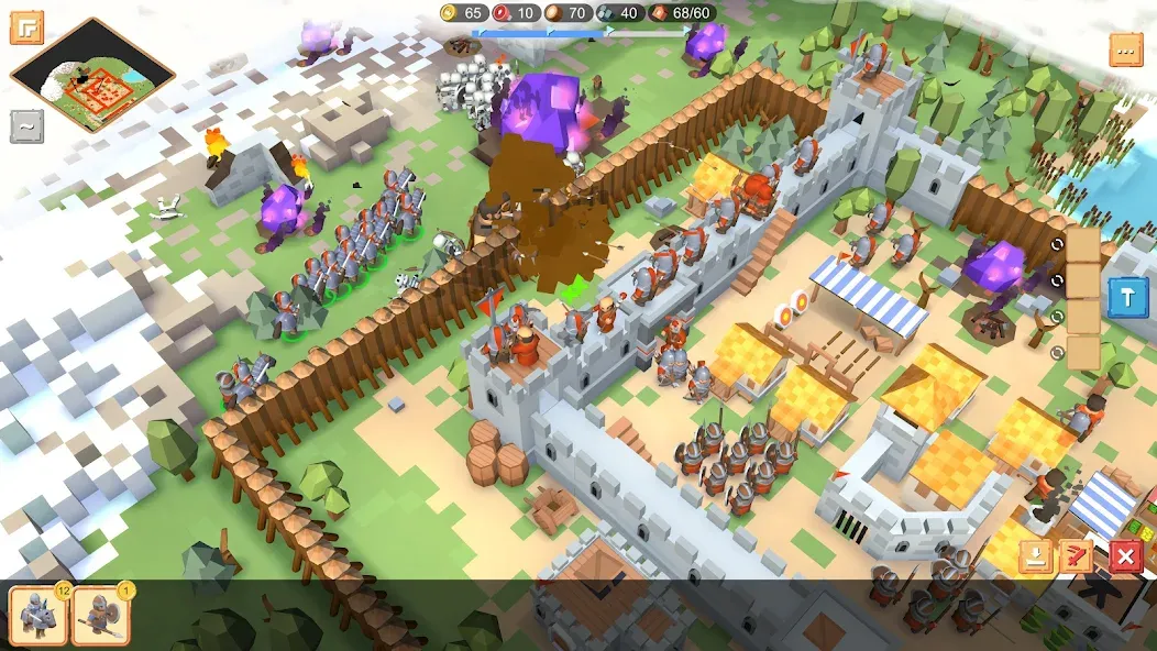 RTS Siege Up! - Medieval War [МОД Меню] APK Android Screenshot 4