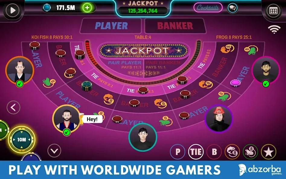 Baccarat (Баккара) [МОД Все открыто] APK Android Screenshot 3