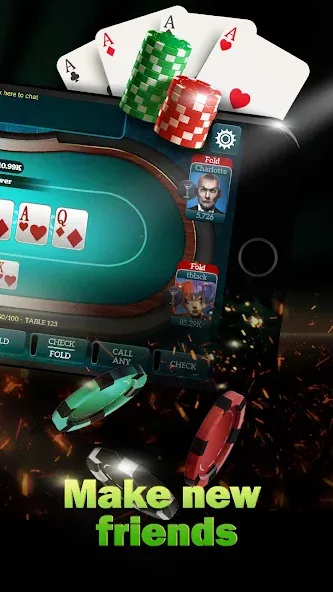 Live Poker Tables–Texas holdem [МОД Premium] APK Android Screenshot 2