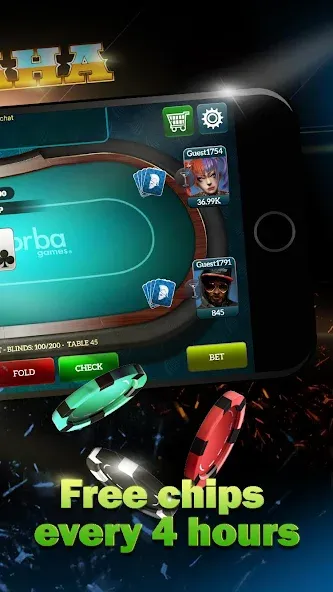 Live Poker Tables–Texas holdem [МОД Premium] APK Android Screenshot 4