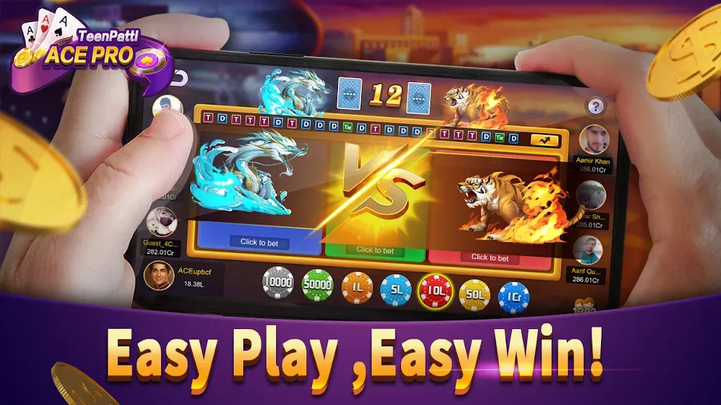 Teenpatti Ace Pro -poker,rummy (Тинпатти Эйс Про) [МОД Premium] APK Android Screenshot 1