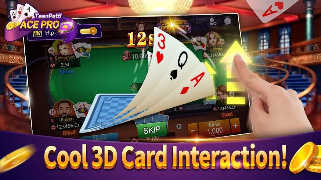 Teenpatti Ace Pro -poker,rummy (Тинпатти Эйс Про) [МОД Premium] APK Android Screenshot 2