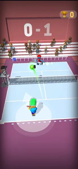 Deuce Hit! (Tennis) [МОД Бесконечные монеты] APK Android Screenshot 1