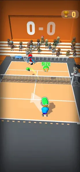 Deuce Hit! (Tennis) [МОД Бесконечные монеты] APK Android Screenshot 4