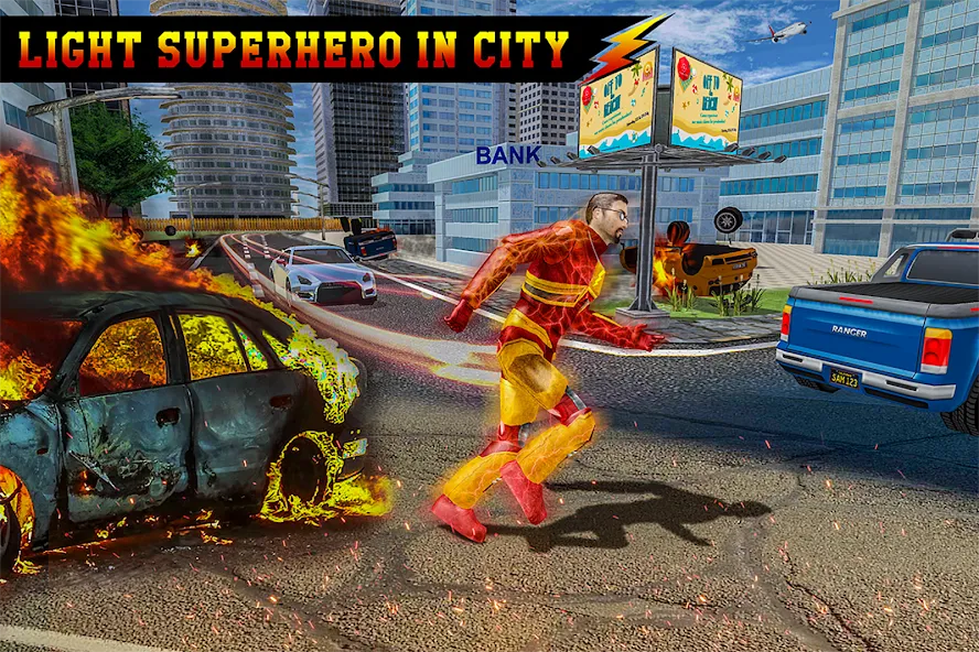 Light Superhero Speed Hero [МОД Бесконечные монеты] APK Android Screenshot 3