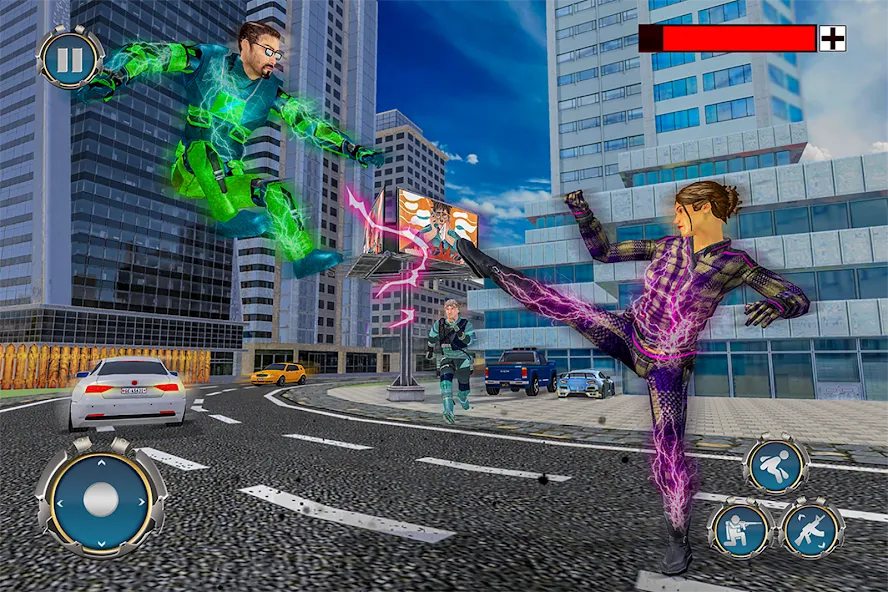 Light Superhero Speed Hero [МОД Бесконечные монеты] APK Android Screenshot 4
