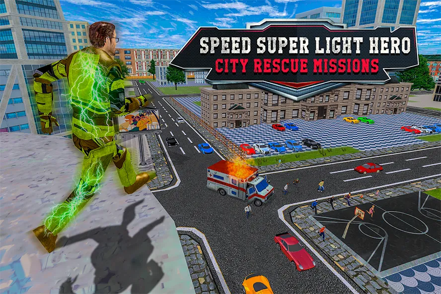 Light Superhero Speed Hero [МОД Бесконечные монеты] APK Android Screenshot 5