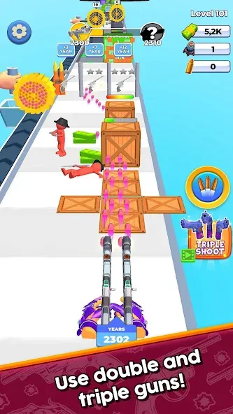 Weapon Craft Run (Уипон Крафт Ран) [МОД Бесконечные монеты] APK Android Screenshot 2