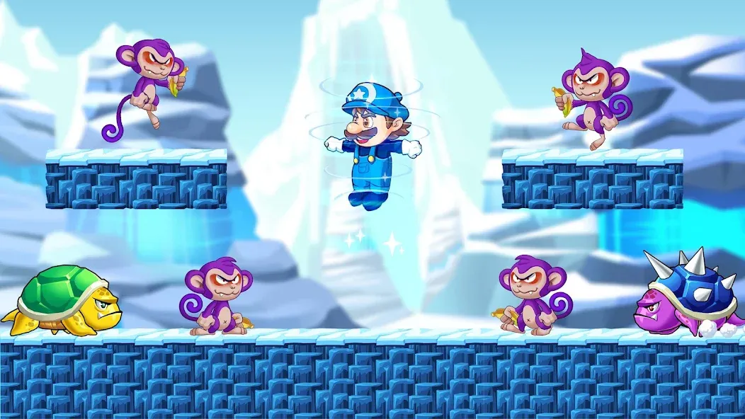 Super Machino: adventure game (упер Мачино го) [МОД Mega Pack] APK Android Screenshot 5