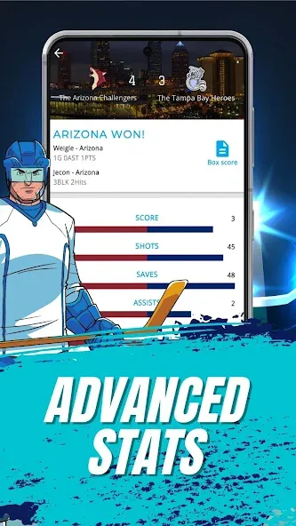Astonishing Hockey Manager (Астонишинг Хоккей Менеджер) [МОД Все открыто] APK Android Screenshot 5