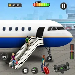 Flight Simulator - Plane Games (Флайт Симулятор) [МОД Бесконечные монеты] APK Android