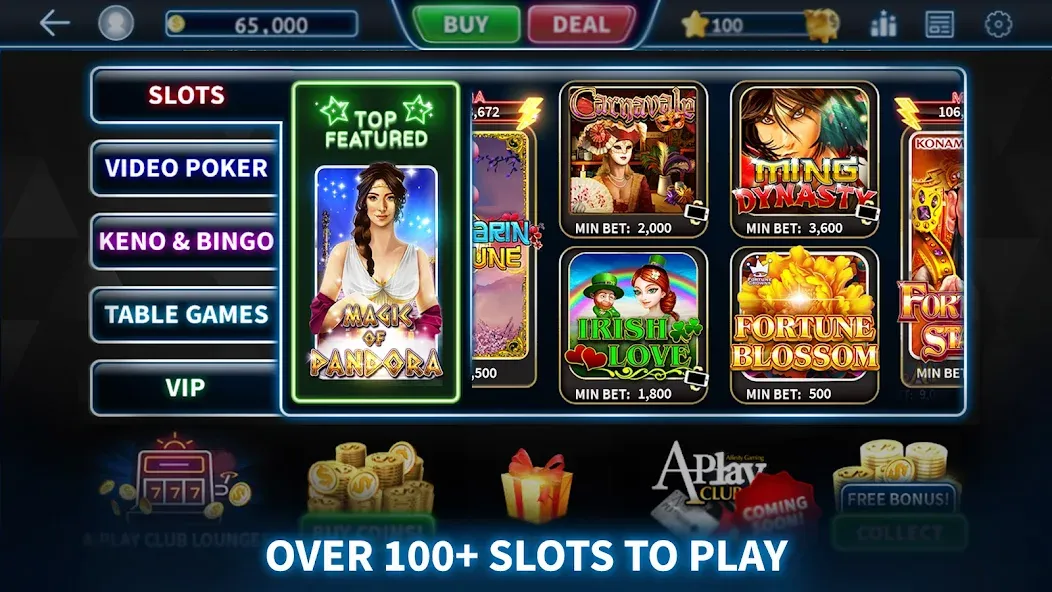 A-Play Online - Casino Games [МОД Mega Pack] APK Android Screenshot 2