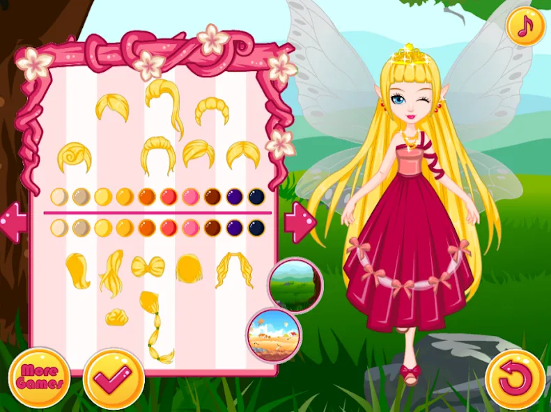 Fairy Dress Up - Girls Games [МОД Много денег] APK Android Screenshot 1