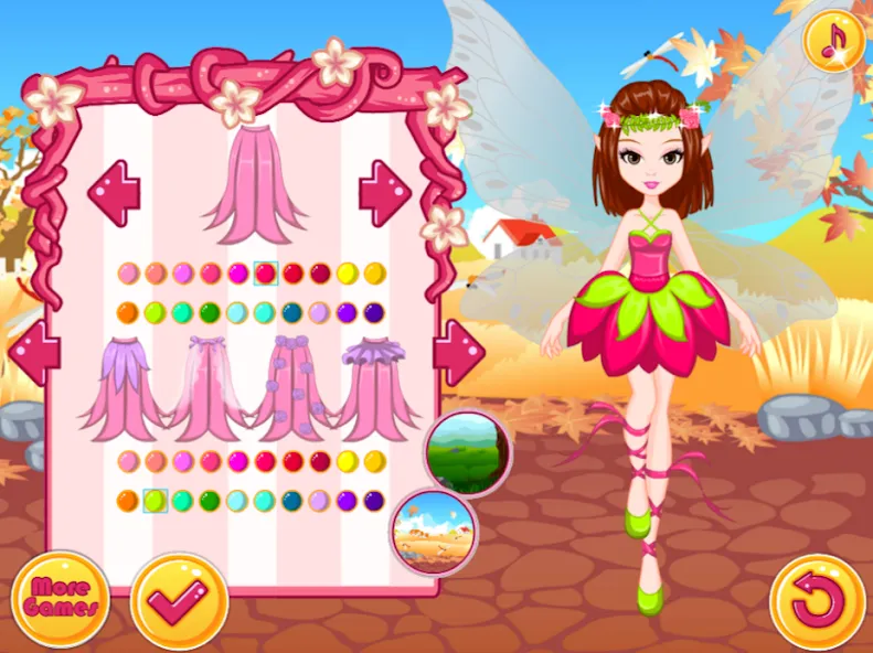 Fairy Dress Up - Girls Games [МОД Много денег] APK Android Screenshot 4