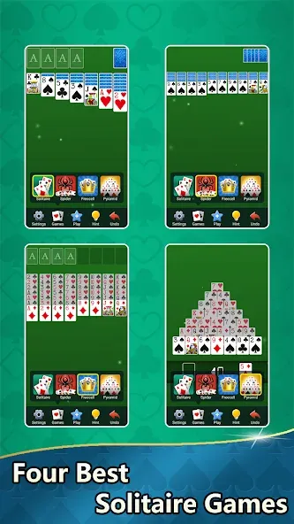 Aged Solitaire Collection [МОД Mega Pack] APK Android Screenshot 1