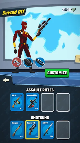 Agent Action -  Spy Shooter (Эйджент Экшн) [МОД Unlocked] APK Android Screenshot 5