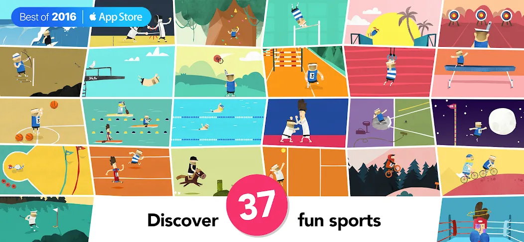 Fiete Sports - 37 Sport Games (Фите Спортс) [МОД Много денег] APK Android Screenshot 1