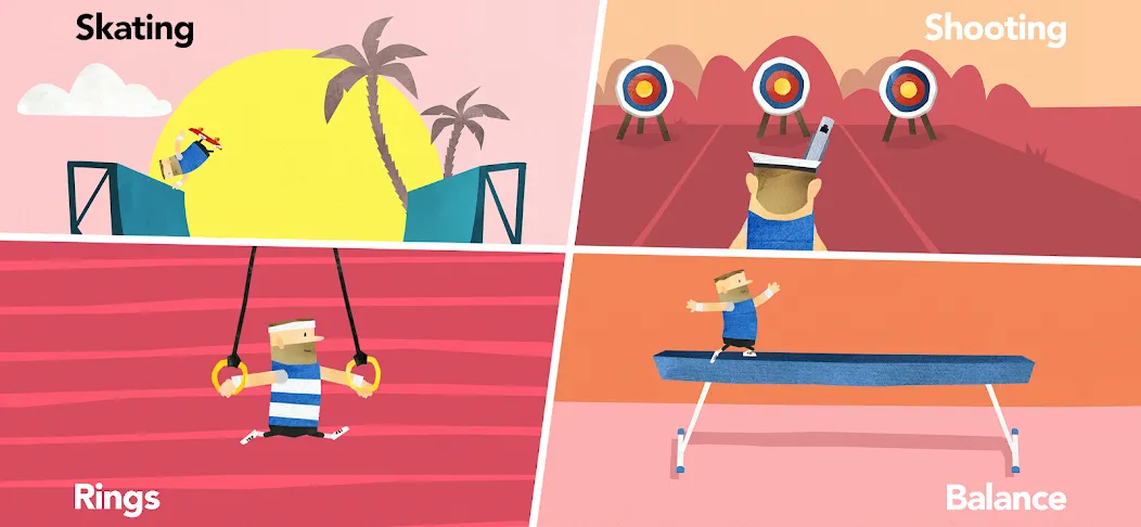 Fiete Sports - 37 Sport Games (Фите Спортс) [МОД Много денег] APK Android Screenshot 2