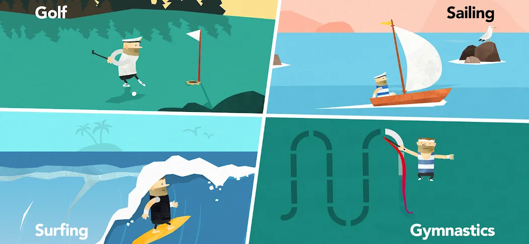 Fiete Sports - 37 Sport Games (Фите Спортс) [МОД Много денег] APK Android Screenshot 3