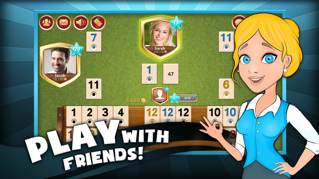 Okey Pro (Окей Про) [МОД Mega Pack] APK Android Screenshot 5