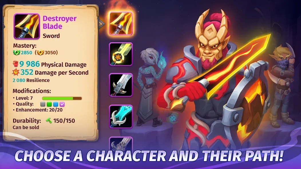 Skylore－fantasy MMORPG [МОД Mega Pack] APK Android Screenshot 3