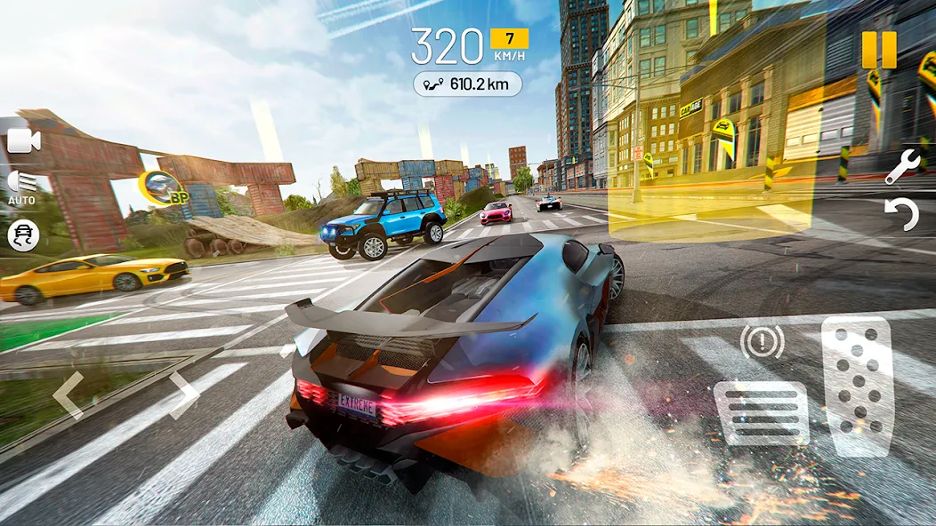 Extreme Car Driving Simulator (Экстримальный симулятор вождения автомобиля) [МОД Все открыто] APK Android Screenshot 2