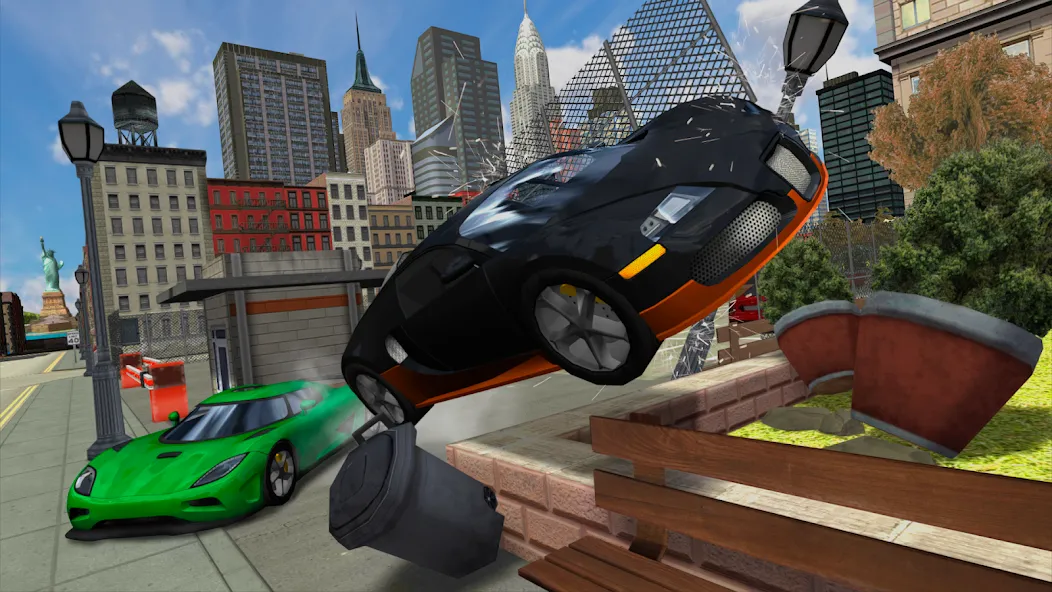 Car Driving Simulator: NY (Симулятор вождения автомобиля) [МОД Много денег] APK Android Screenshot 2