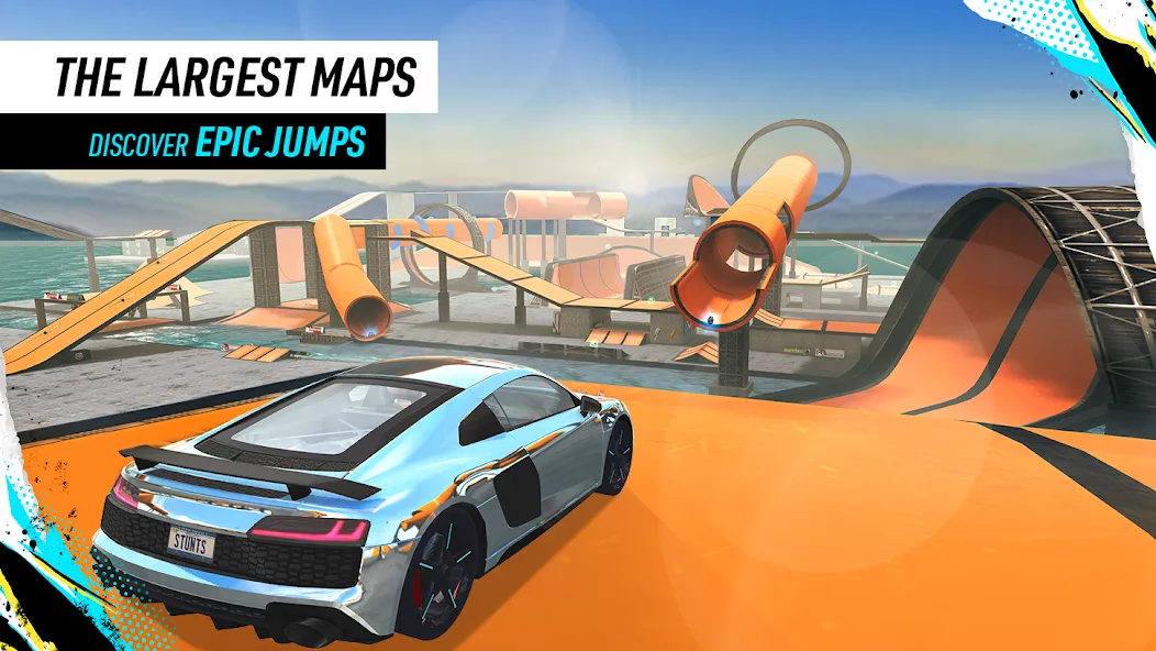 Car Stunt Races: Mega Ramps (Кар Стант Рейсы) [МОД Меню] APK Android Screenshot 3