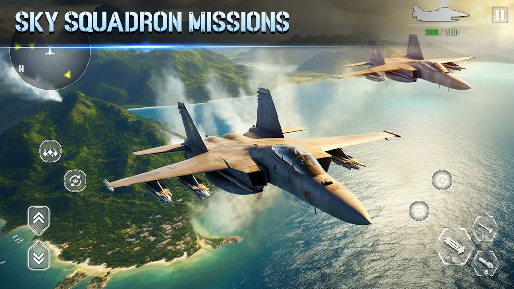 Aircraft Strike: Jet Fighter [МОД Меню] APK Android Screenshot 3