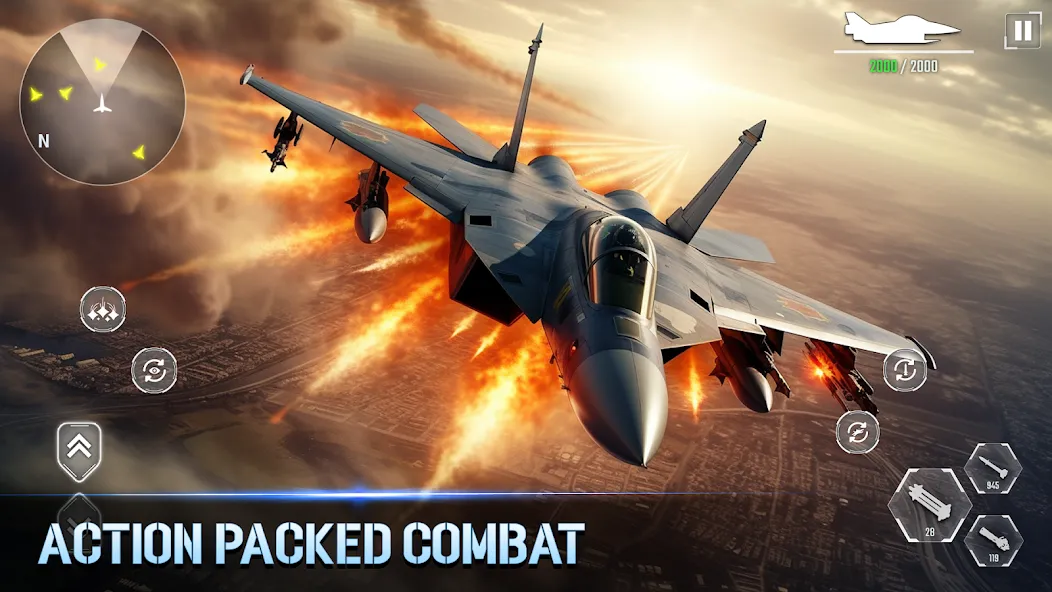 Aircraft Strike: Jet Fighter [МОД Меню] APK Android Screenshot 5