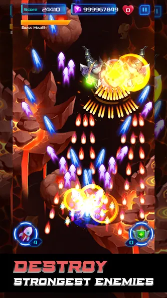 Galaxy Attack: Space Shooter (Гэлэкси Аттак) [МОД Меню] APK Android Screenshot 3