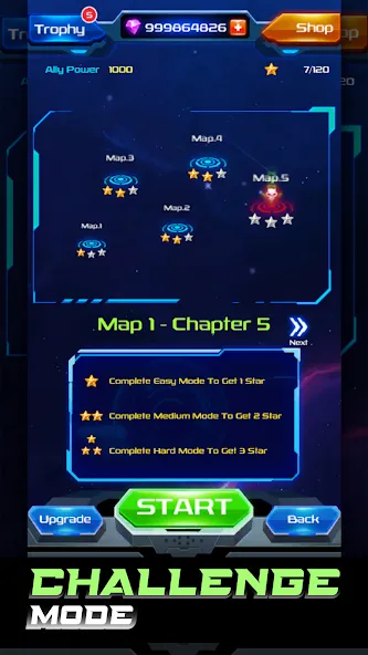 Galaxy Attack: Space Shooter (Гэлэкси Аттак) [МОД Меню] APK Android Screenshot 4