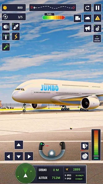Airplane Game Flight Simulator [МОД Unlocked] APK Android Screenshot 4