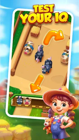 Farm Fun - Animal Parking Game (Фарм Фан) [МОД Много денег] APK Android Screenshot 5