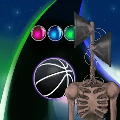 Siren Head Forest Neon ball (Сайрен Хэд Лес Неоншар) [МОД Бесконечные монеты] APK Android