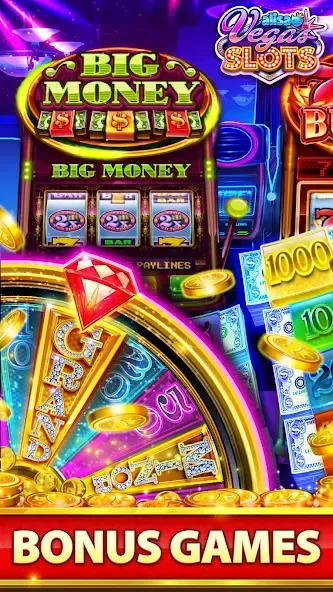 VEGAS Slots by Alisa – Free Fu (Вегас Слоты от Алисы) [МОД Меню] APK Android Screenshot 1