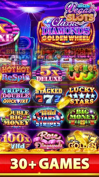 VEGAS Slots by Alisa – Free Fu (Вегас Слоты от Алисы) [МОД Меню] APK Android Screenshot 3