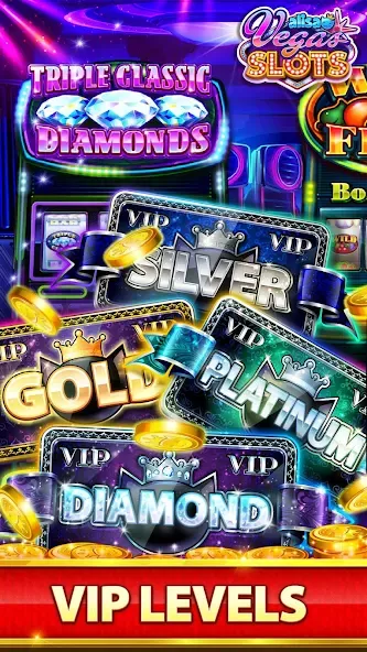 VEGAS Slots by Alisa – Free Fu (Вегас Слоты от Алисы) [МОД Меню] APK Android Screenshot 4