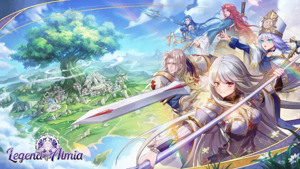 Legend of Almia:idle RPG (Легенда о Альмии) [МОД Много денег] APK Android Screenshot 1