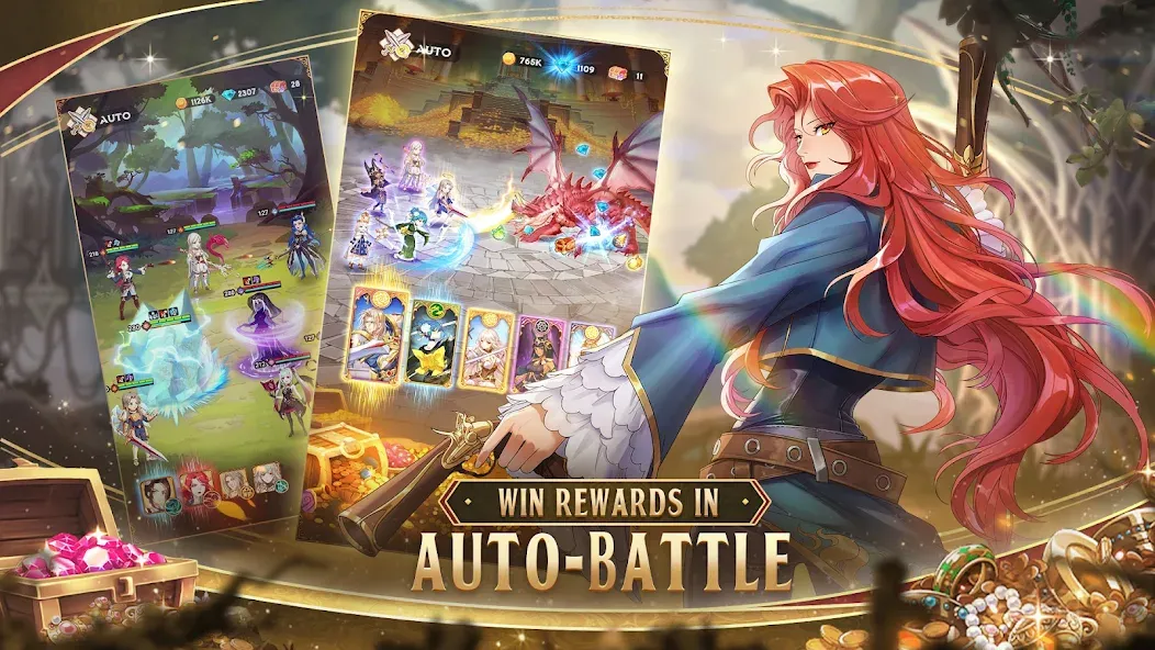 Legend of Almia:idle RPG (Легенда о Альмии) [МОД Много денег] APK Android Screenshot 3